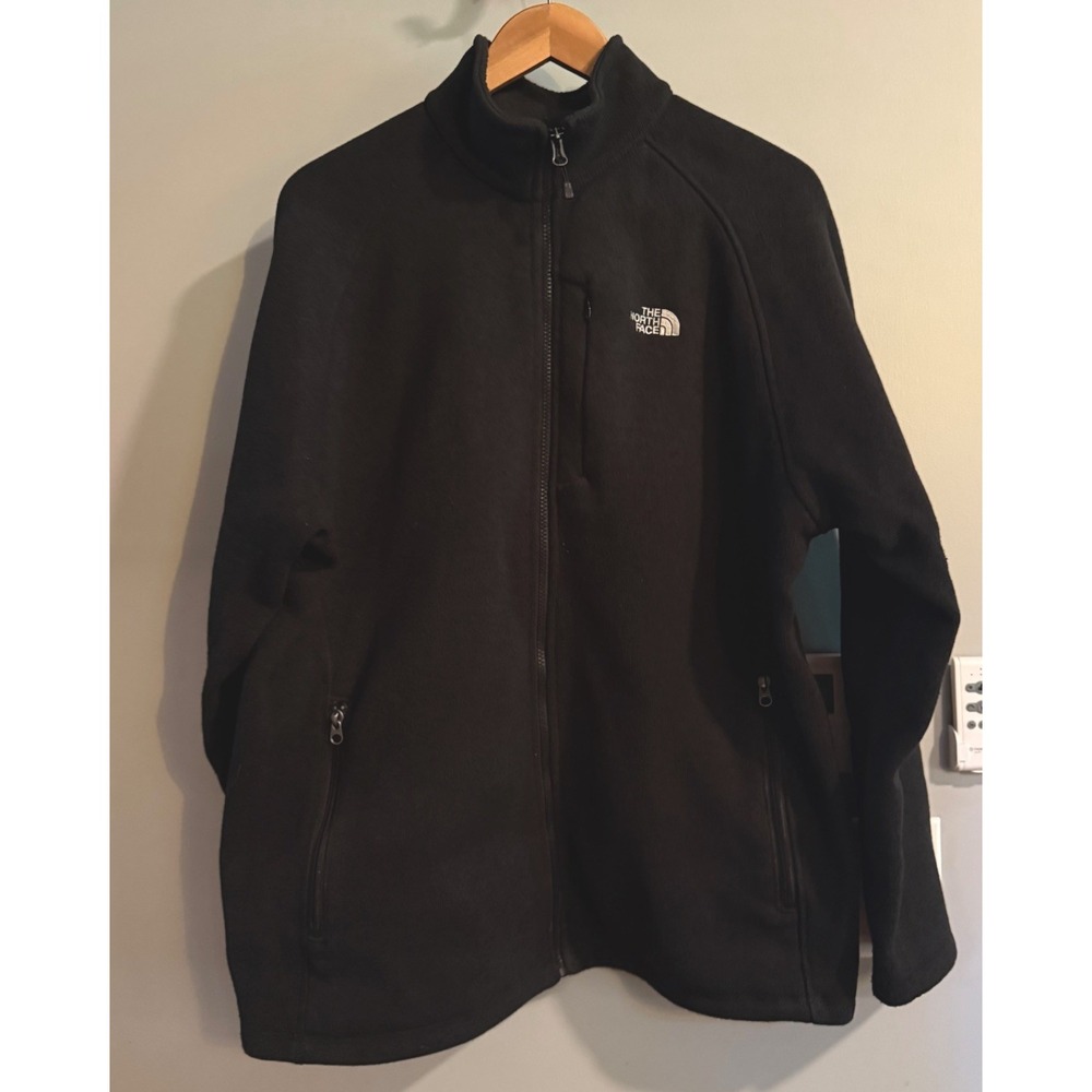 The North Face Jacket Gordon Lyons Zip Up Knit Fleece Active Outdoors Men's XL